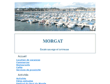 Tablet Screenshot of morgat.fr